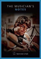 Musicians Notes Violin Notebook and Manuscript Book